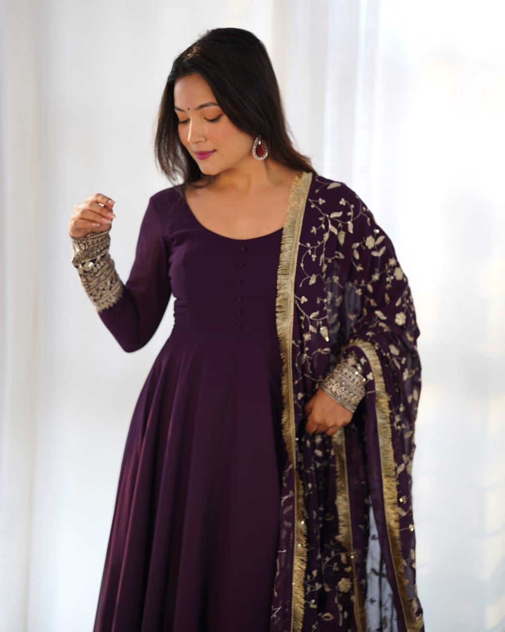Eloriya Anjali's Anarkali Ready To Wear Gown - XL(42) | Eloriya India
