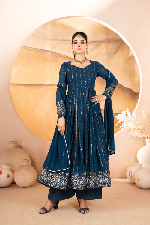 Eloriya Ashley's Anarkali Suit Set - S [36] | Eloriya India