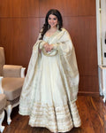 Eloriya Neha Heavy Pure Vichitra Anarkali Suit Set - XS [34] | Eloriya India