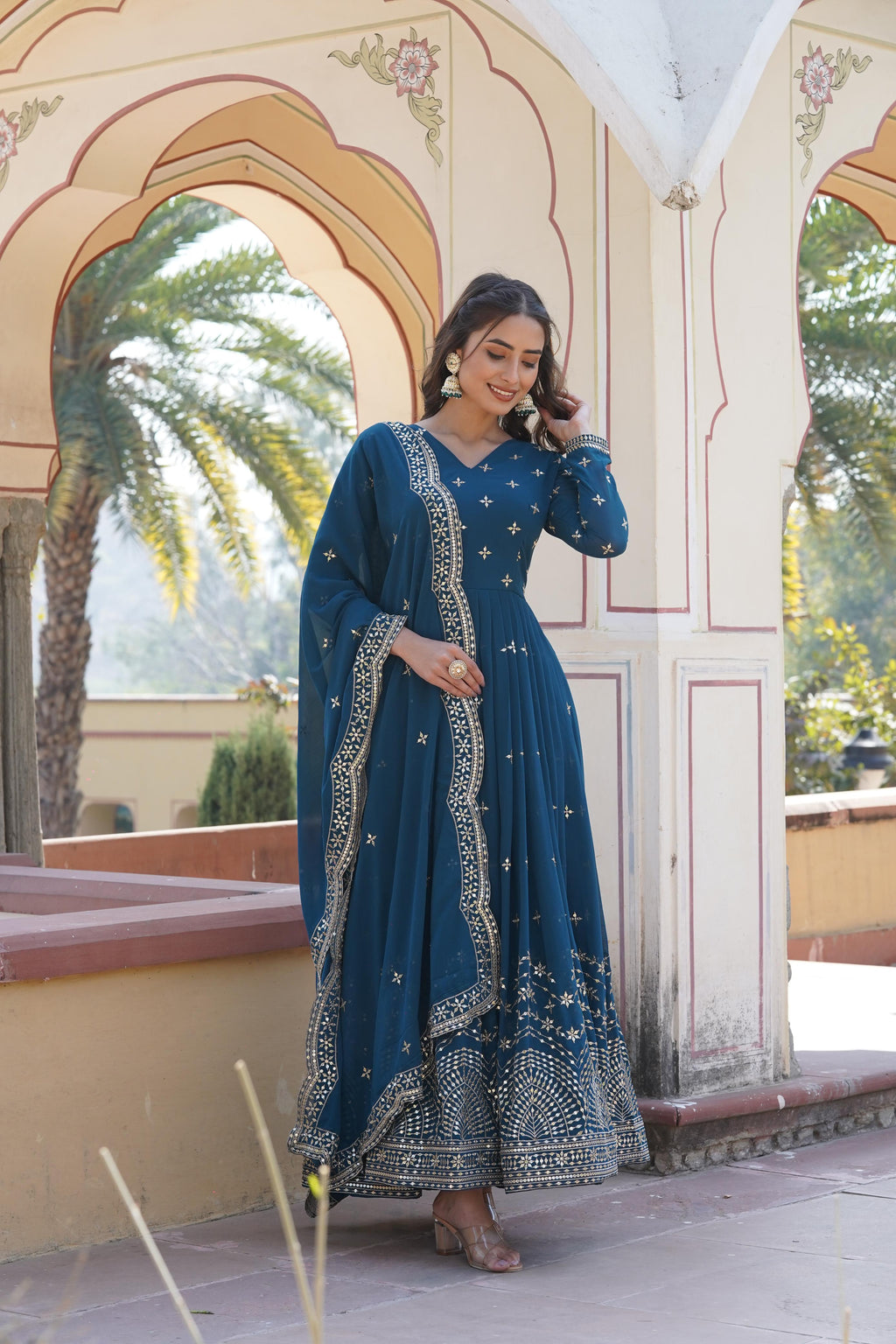 Eloriya Fenny's Premium Anarkali Suit Set - XL(42) | Eloriya India