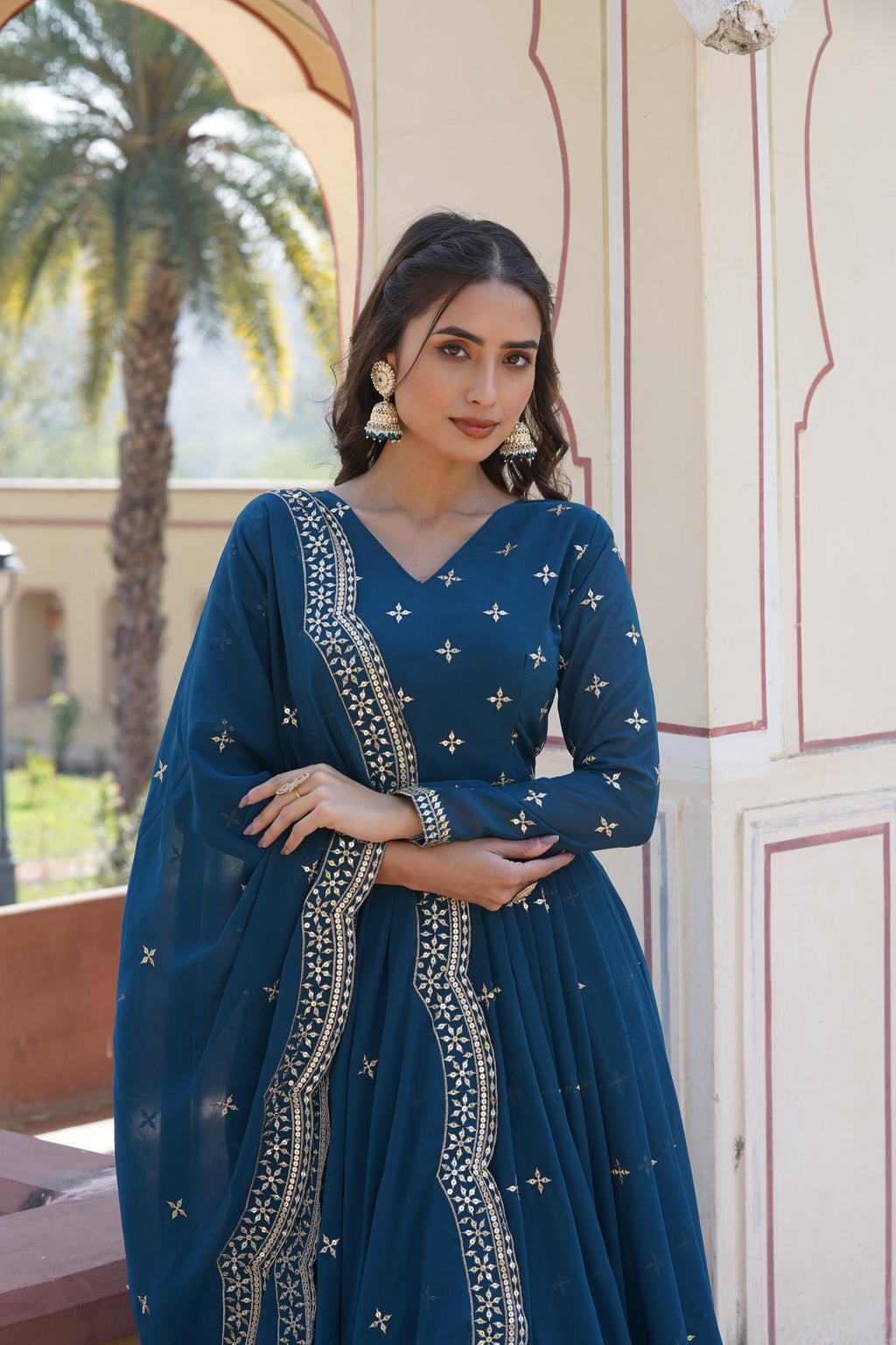 Eloriya Fenny's Premium Anarkali Suit Set - XXL(44) | Eloriya India