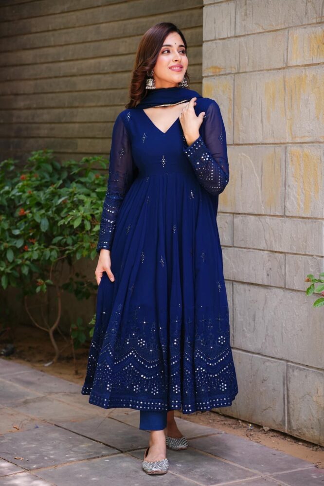 Eloriya Whispering Premium Suit Set - 107 - XS [34] | Eloriya India