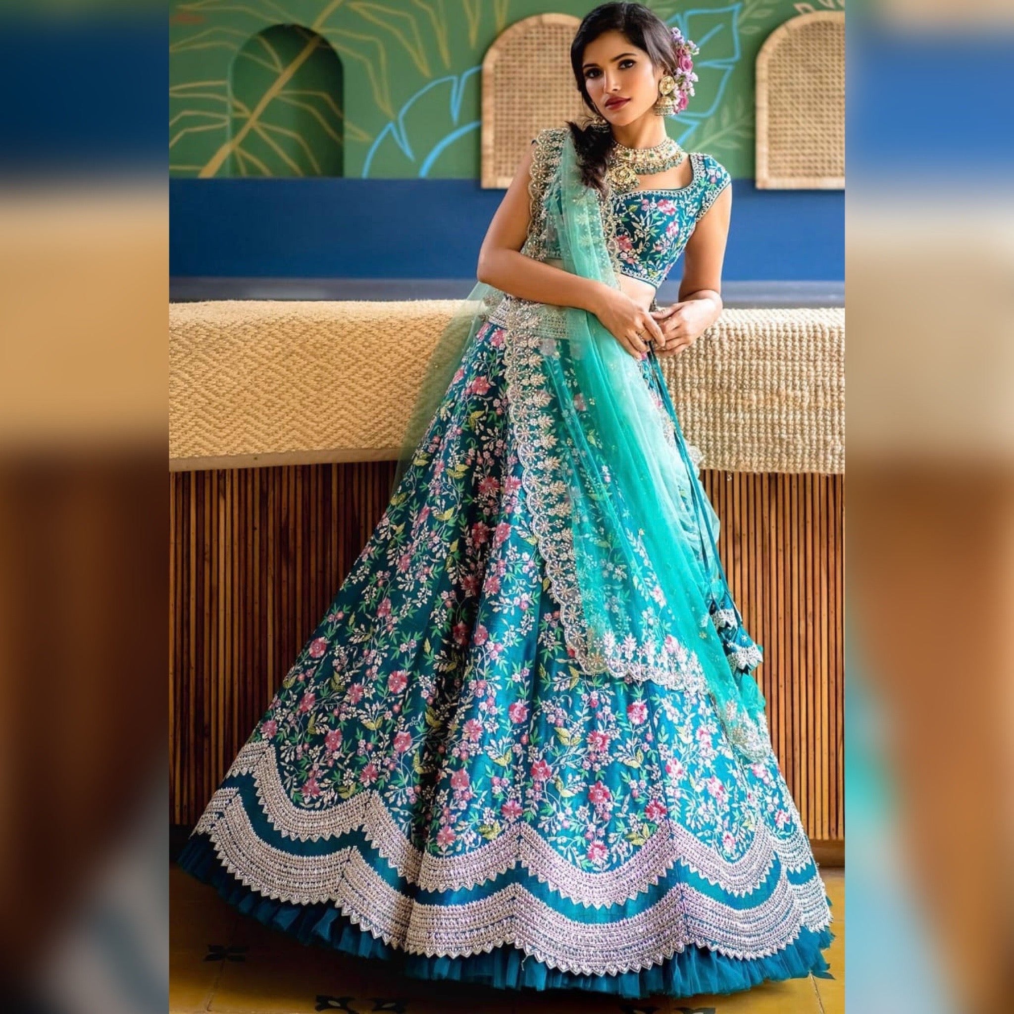 Eloriya Shwarya's Premium Quality Heavy Traditional Lehenga Choli | Eloriya India