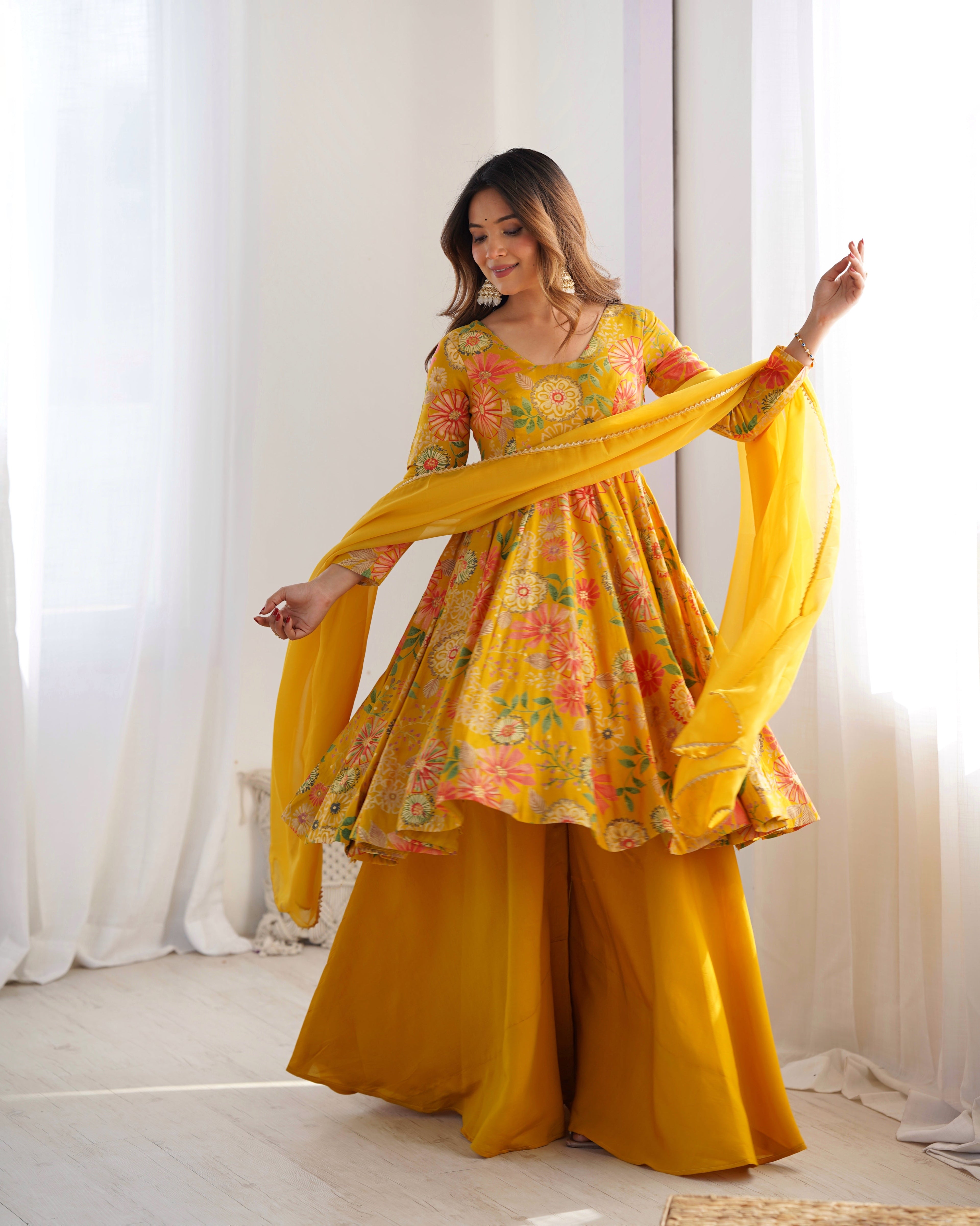 Eloriya Premium Quality Kediya Suit Set - XS [34] | Eloriya India