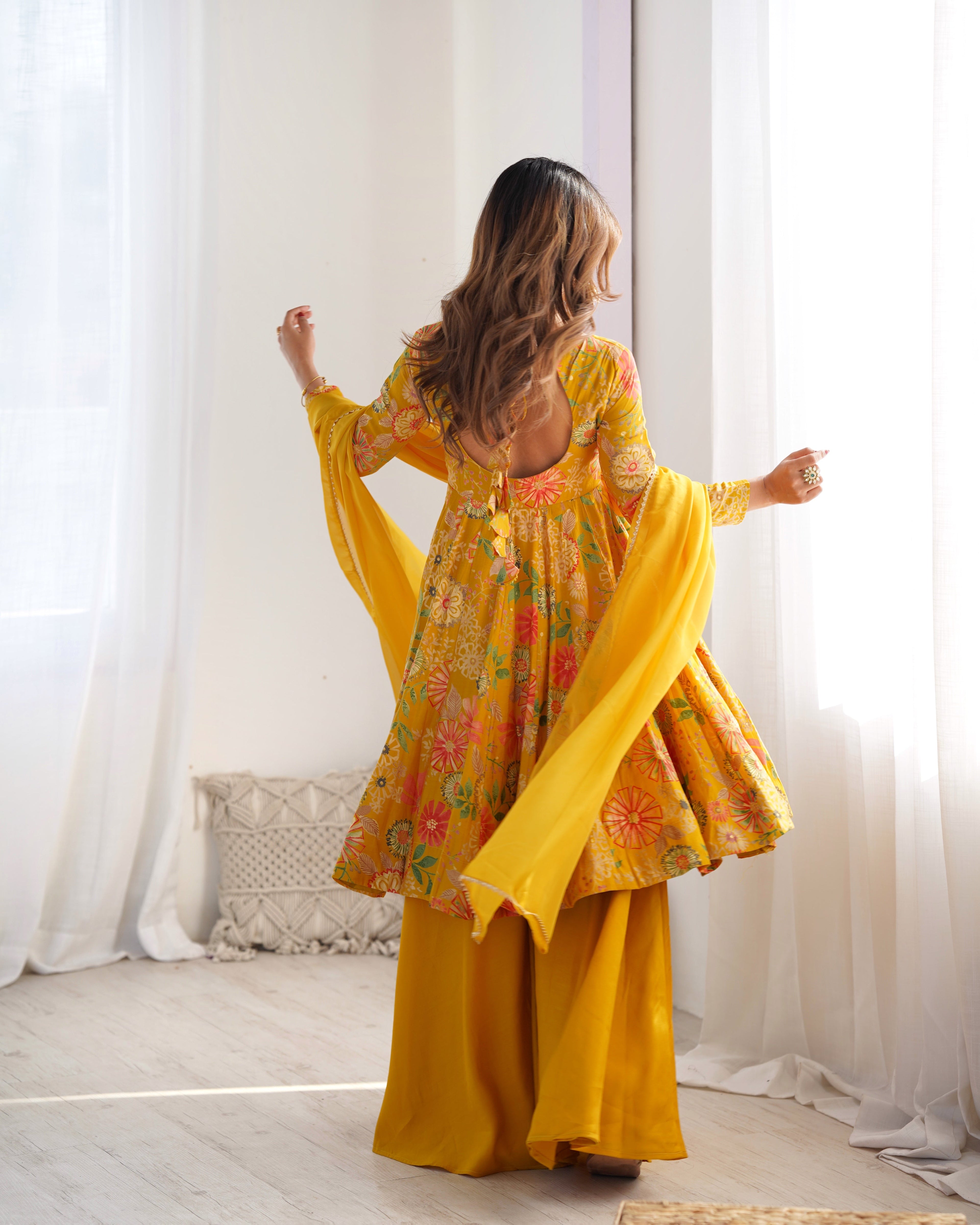 Eloriya Premium Quality Kediya Suit Set - 2XL [44] | Eloriya India