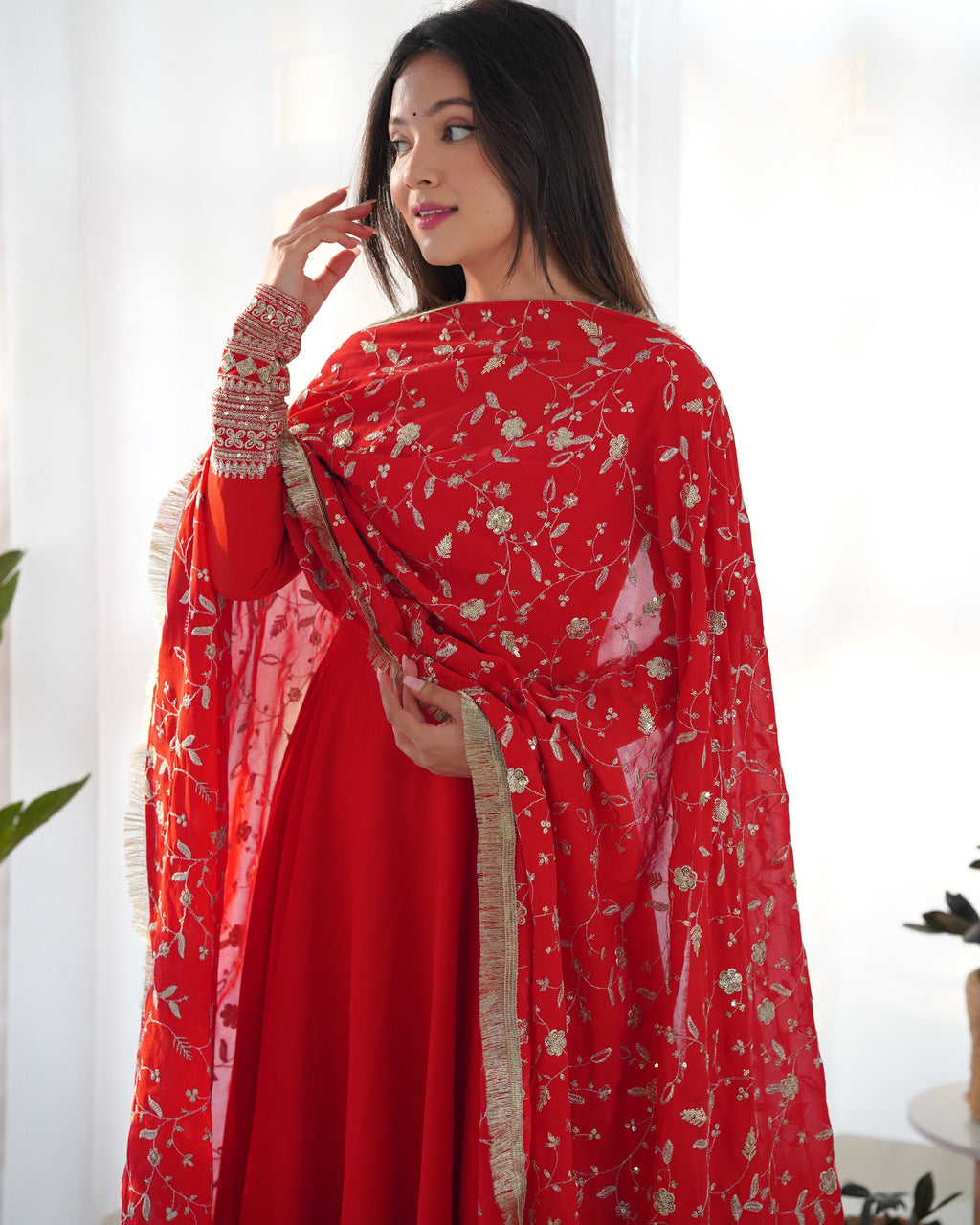 Eloriya Sharon Anarkali Dupatta Set - S | Eloriya India