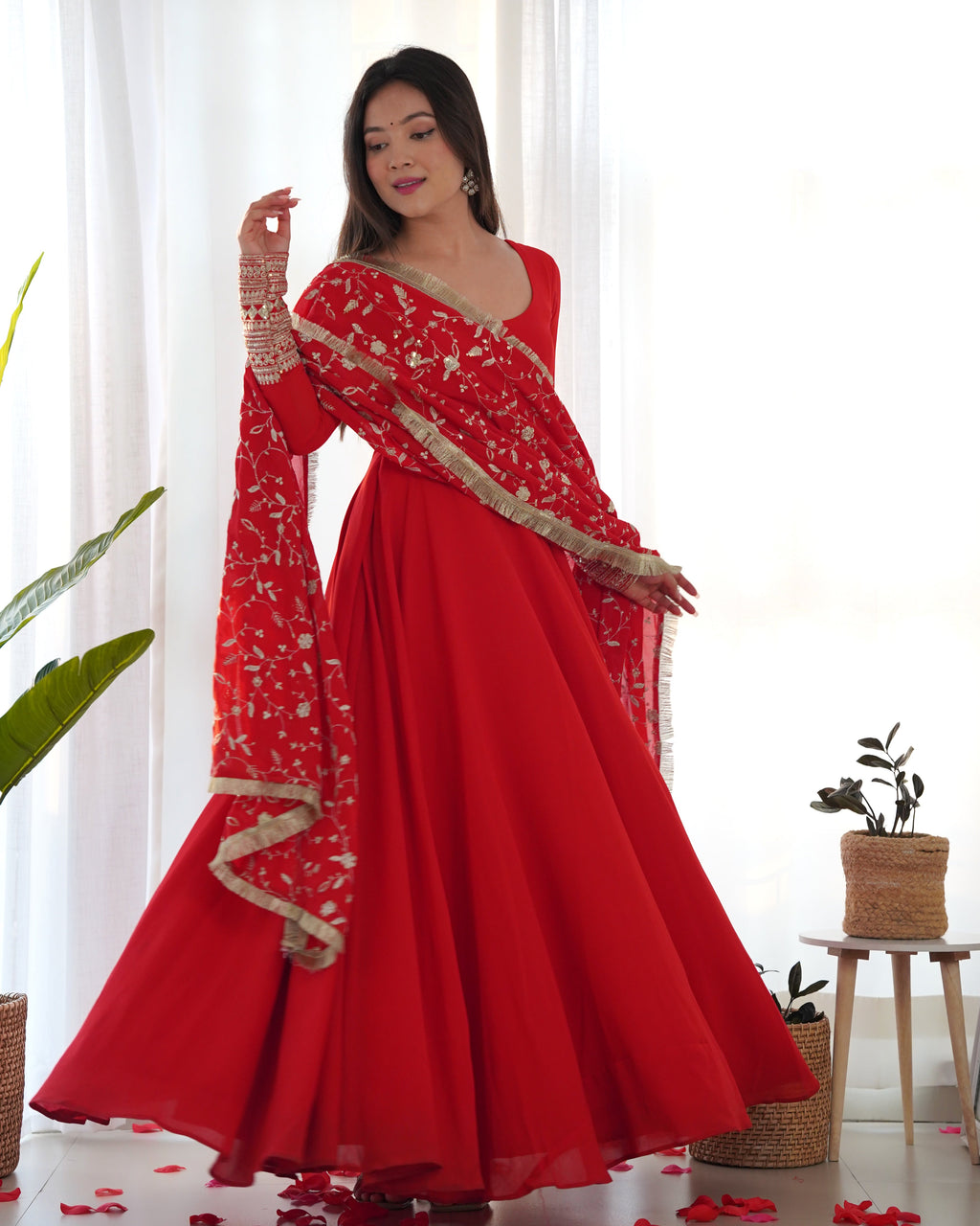 Eloriya Sharon Anarkali Dupatta Set | Eloriya India