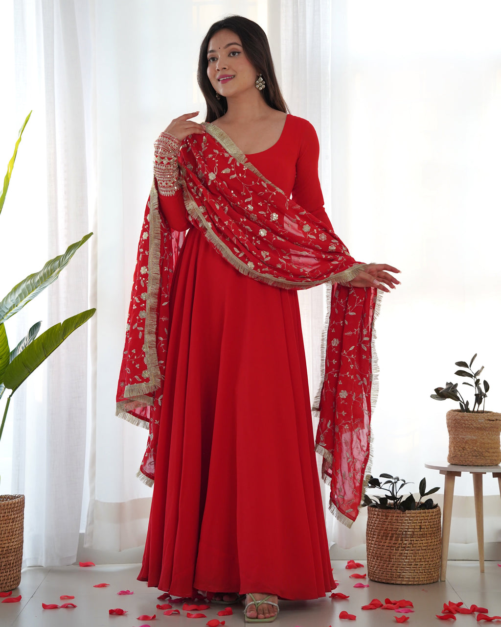 Eloriya Sharon Anarkali Dupatta Set | Eloriya India