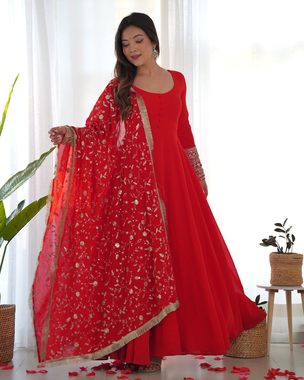 Eloriya Sharon Anarkali Dupatta Set | Eloriya India
