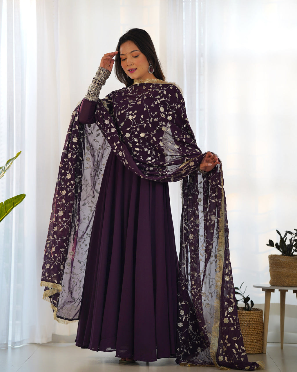Eloriya Malini's Beutifull Fancy Anarkali Suit Set - XXL | Eloriya India