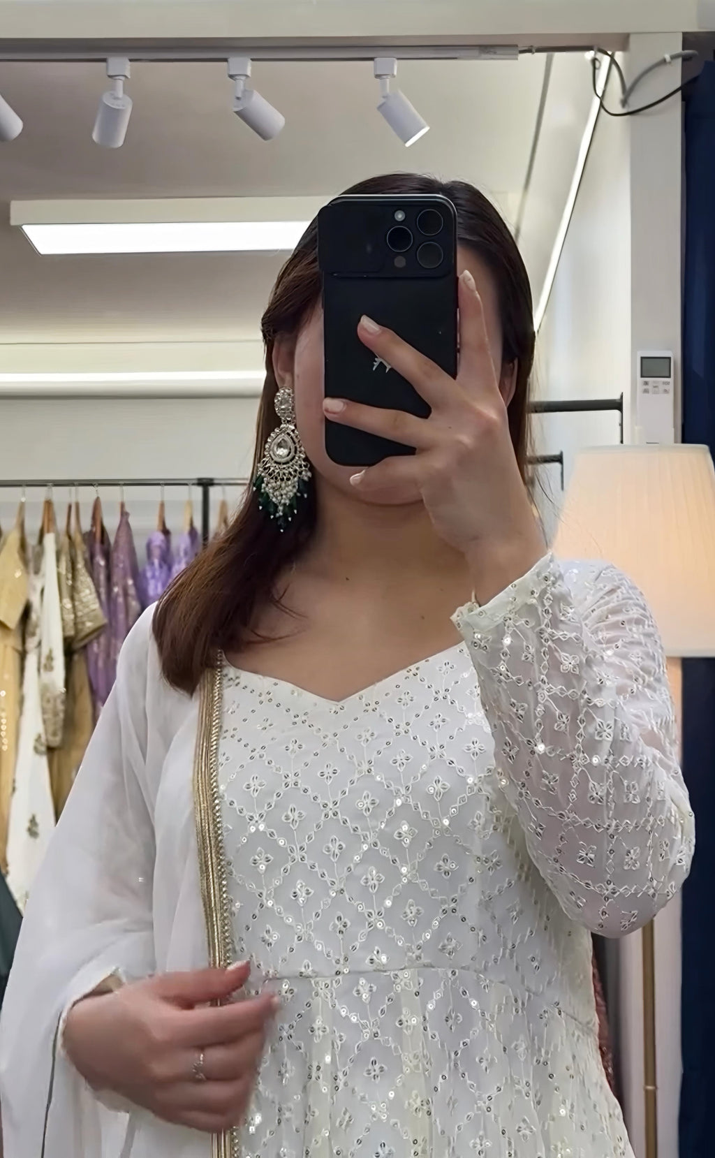 Eloriya Myra's Lakhnawi Premium Anarkali Suit Set - L [40] | Eloriya India