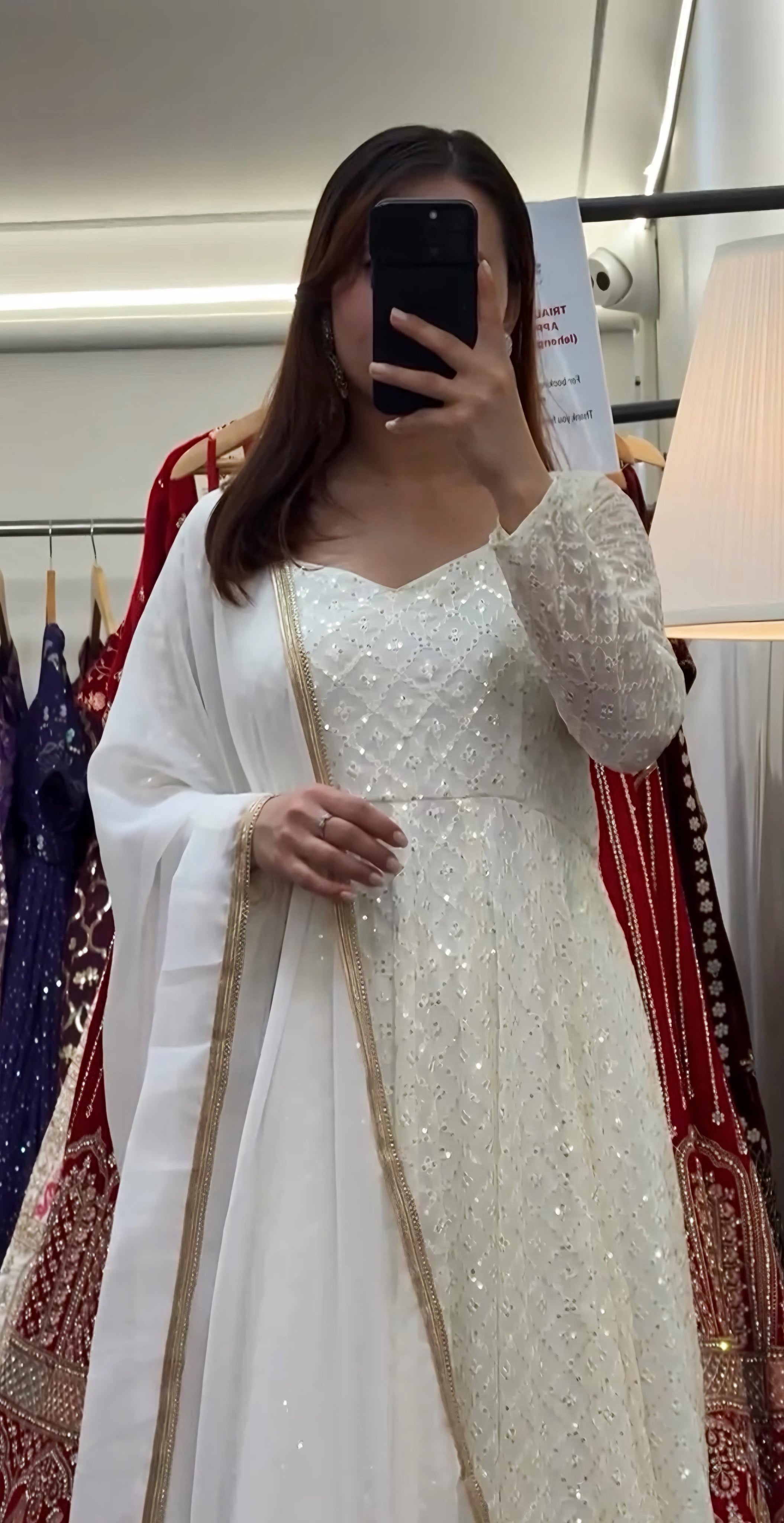 Eloriya Myra's Lakhnawi Premium Anarkali Suit Set - M [38] | Eloriya India