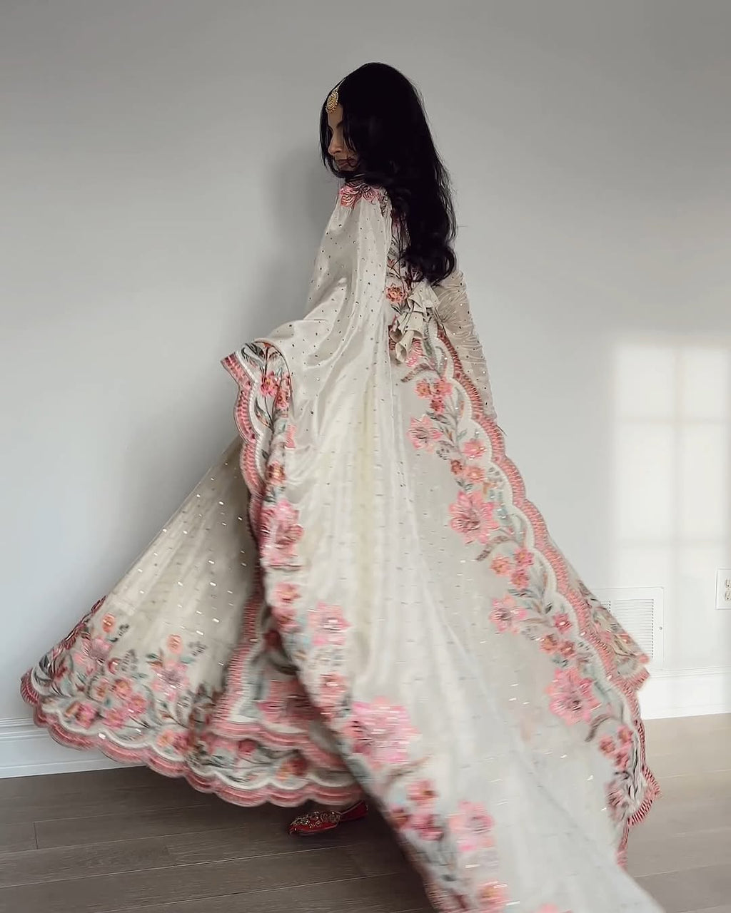 Eloriya Aarushi Heavy Pure Vichitra Silk Gown - 3XL [46] | Eloriya India