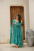 Eloriya Magic Green Coloured Anarkali Suit - S [36] | Eloriya India