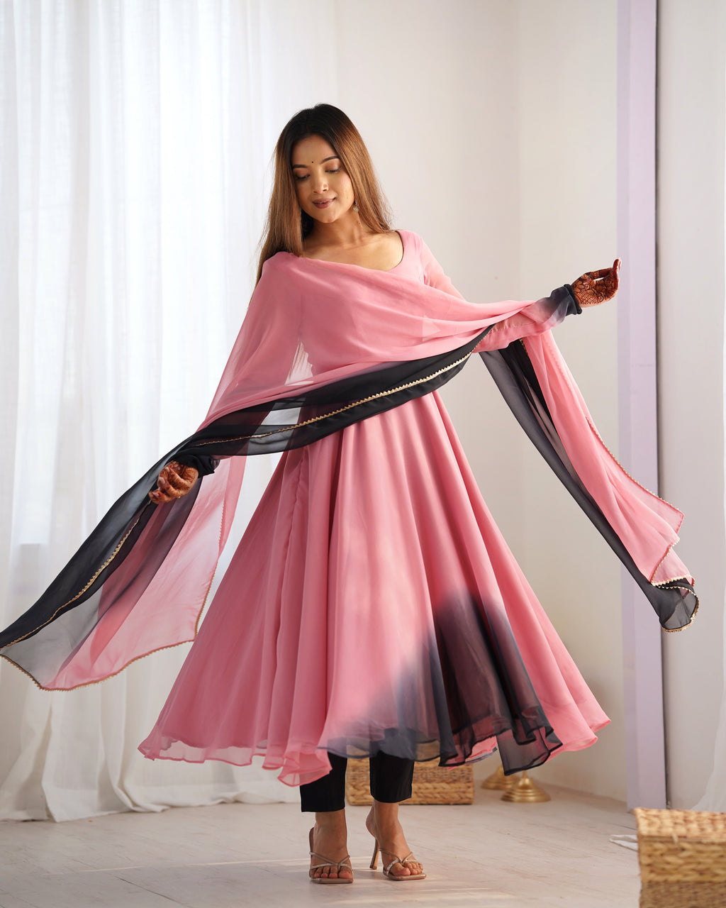 Eloriya Premium Quality Anarkali Suit Set - XS [34] | Eloriya India