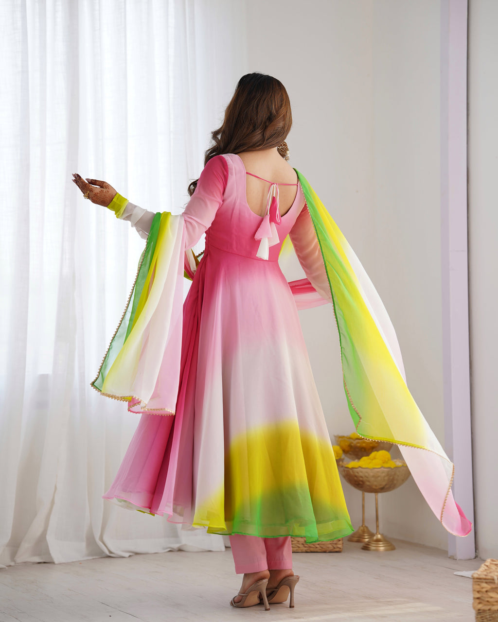 Eloriya Premium Quality Anarkali Suit Set - XL [42] | Eloriya India
