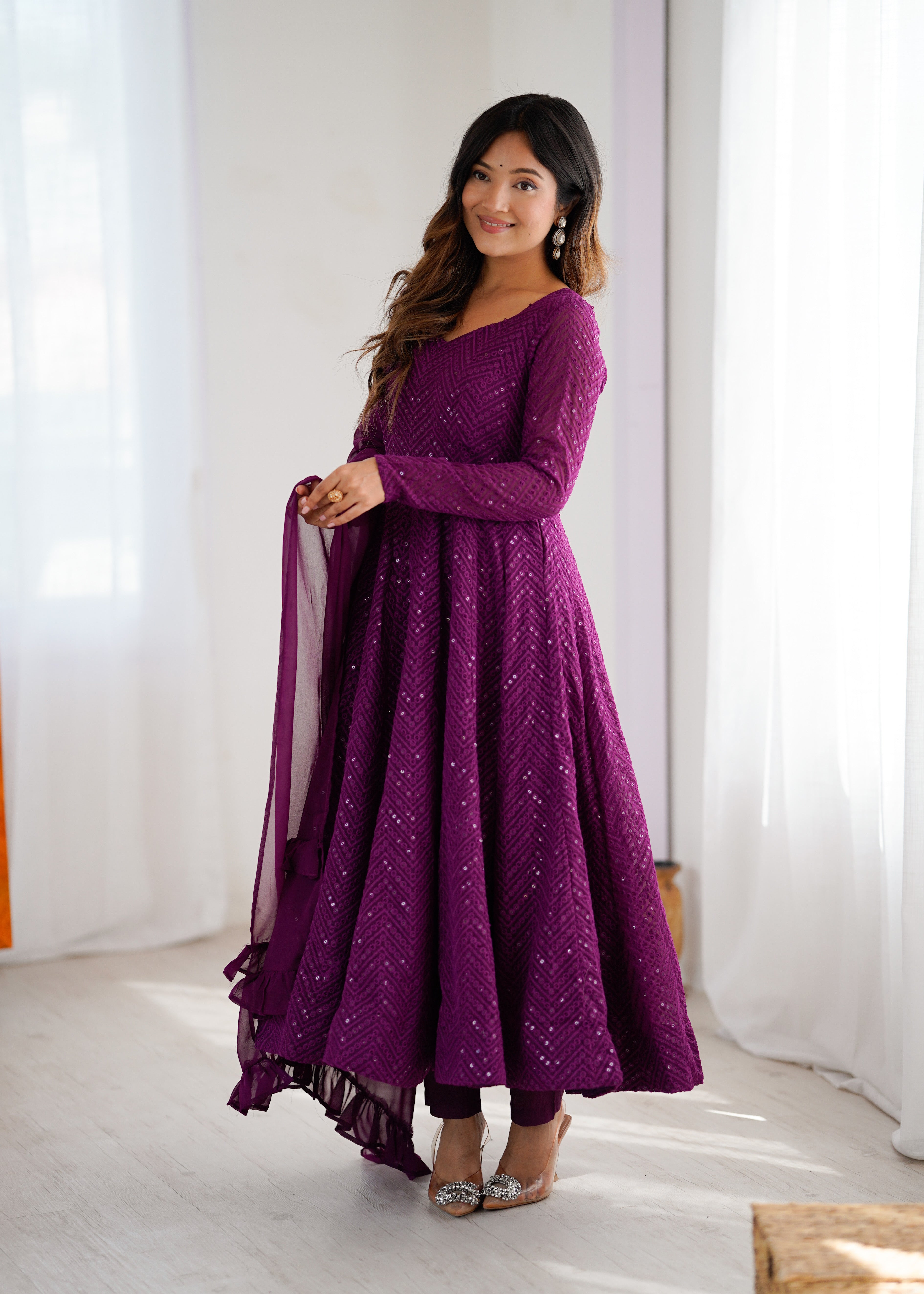 Eloriya Saiyaara Premium Anarkali Suit Set | Eloriya India