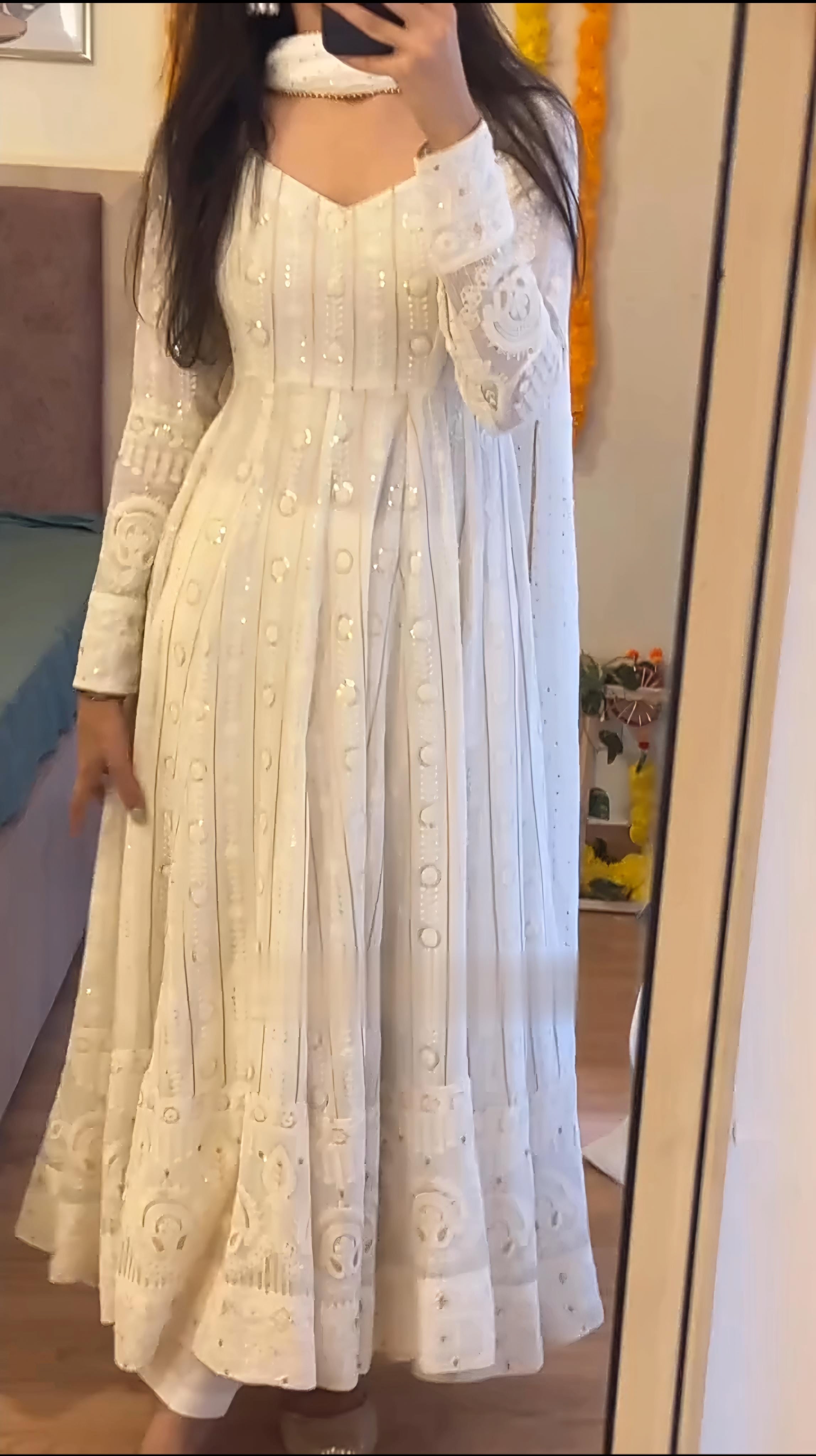 Eloriya Nayra Premium Quality Anarkali Suit Set - S [36] | Eloriya India