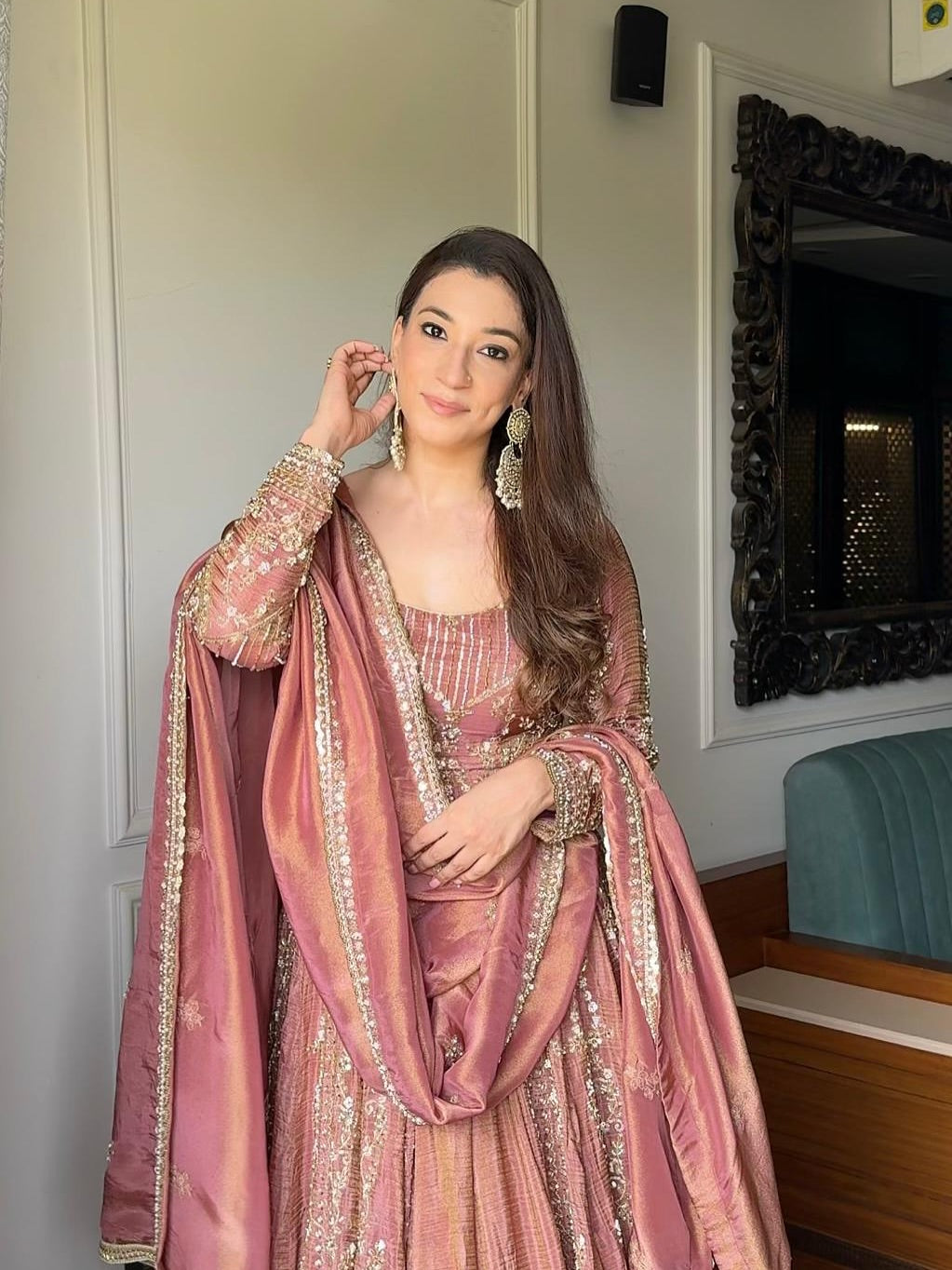 Eloriya Kumkum Elegant Anarkali Suit Set - XS [34] | Eloriya India