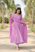 Eloriya Aadhya's Purple Suit - M [38] | Eloriya India