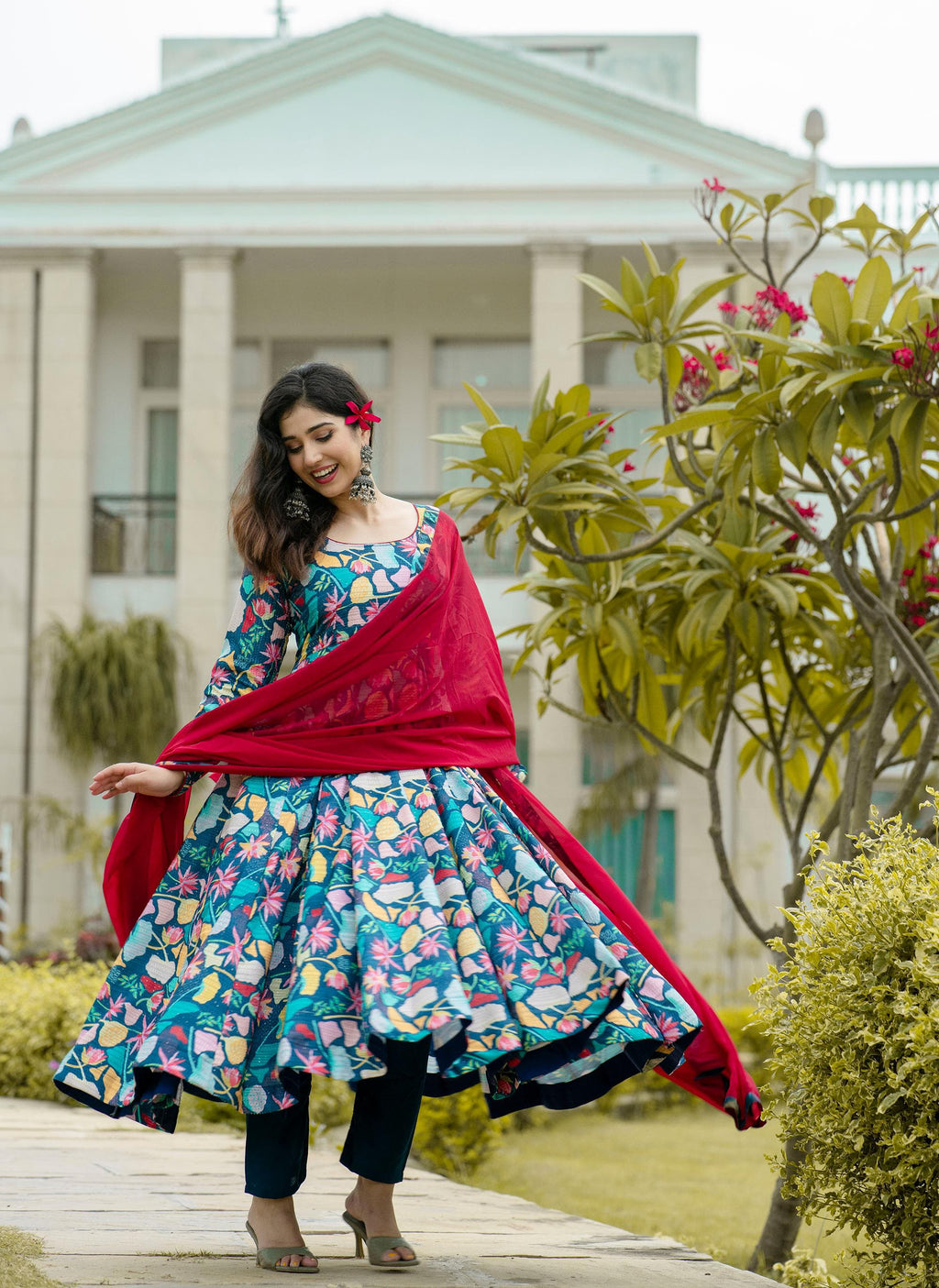 Eloriya Radhika's Anarkali Suit Set 6017 - 2XL [44] | Eloriya India