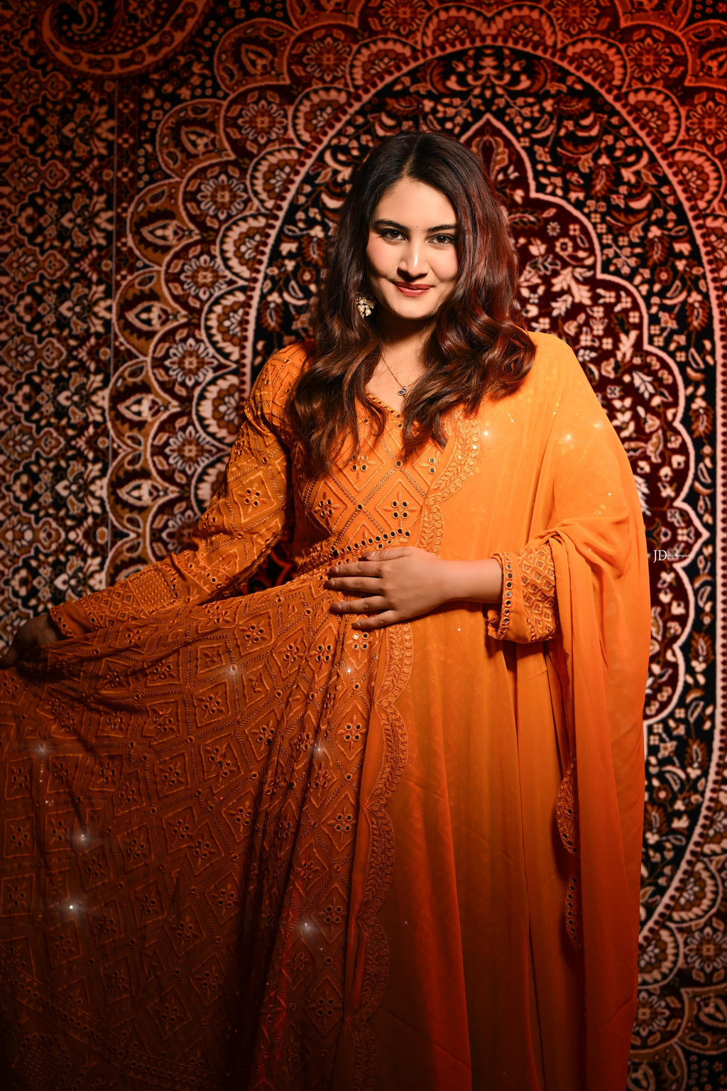 Eloriya Vedika's Premium Quality Anarkali Suit Set - M [38] | Eloriya India