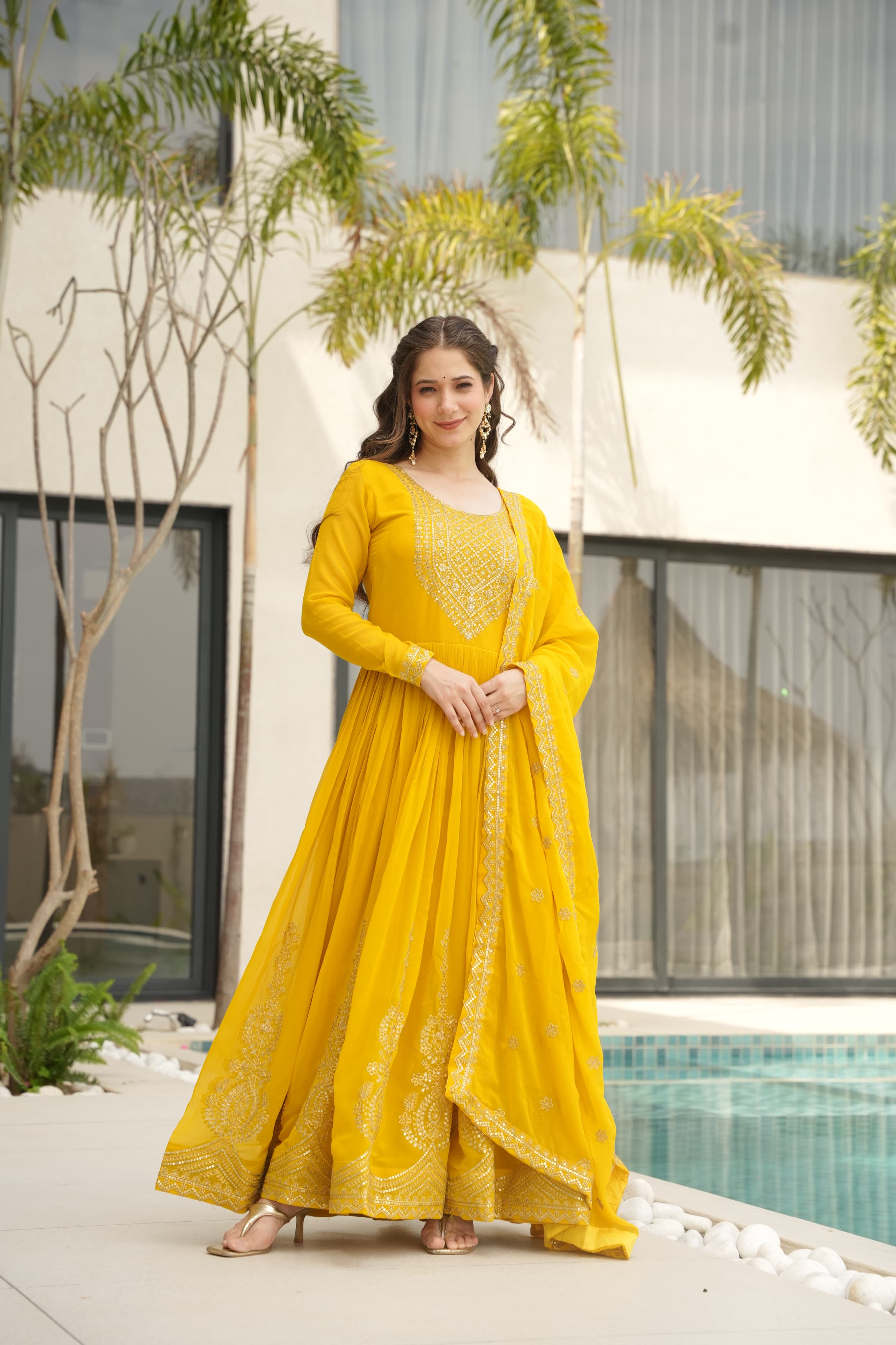 Eloriya Kahani Premium Anarkali Suit Set - 2XL [44] | Eloriya India