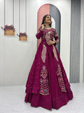 Eloriya Premium Quality Heavy Traditional Crop Top With Shrug - S [36] | Eloriya India