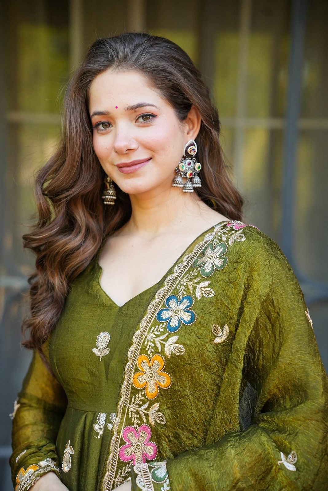 Eloriya Naishvika Floral Anarkali Anarkali Suit Set - 2XL [44] | Eloriya India