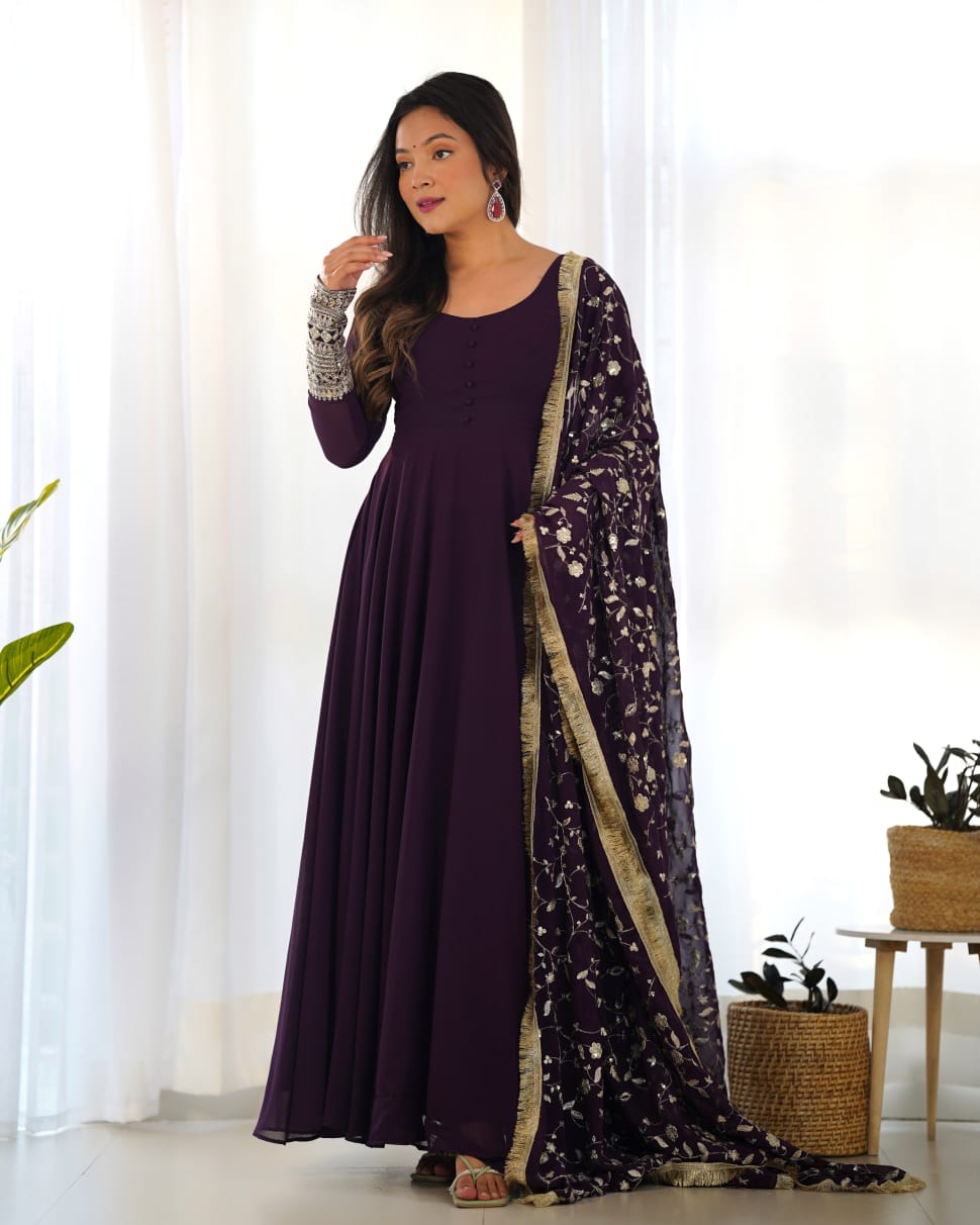 Eloriya Anjali's Anarkali Ready To Wear Gown - L(40) | Eloriya India