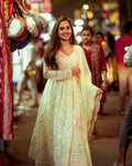 Eloriya Lakhnavi Embroidered Suit Set - S [36] | Eloriya India