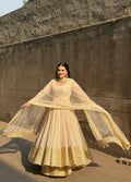 Eloriya Rangrez Off White Anarkali Premium Suit Set - S [36] | Eloriya India