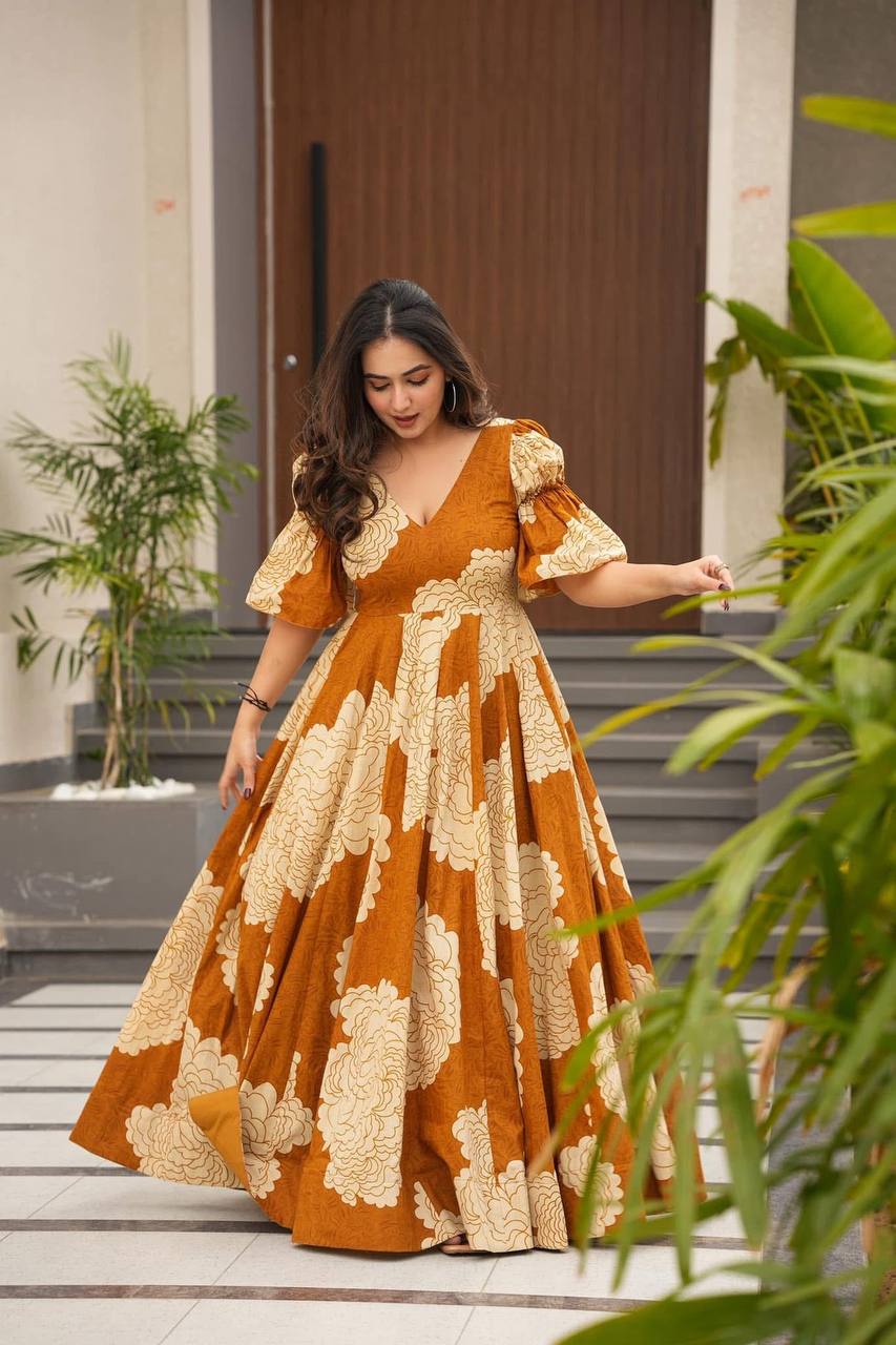 Eloriya Lavanya's Premium Designer Gown - S [36] | Eloriya India