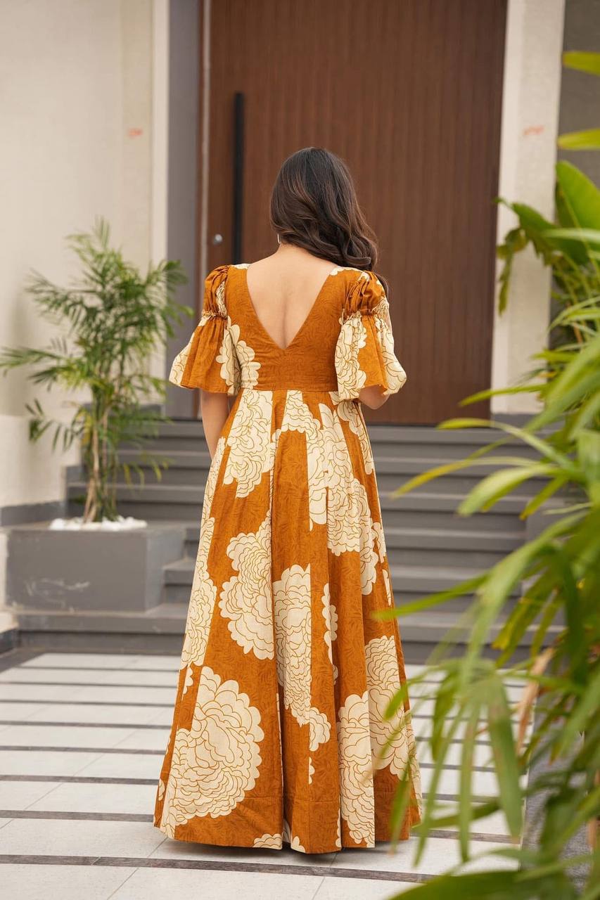 Eloriya Lavanya's Premium Designer Gown - M [38] | Eloriya India