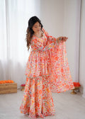 Eloriya New Designer Kediya Kurta Palazzo Set - XL [42] | Eloriya India