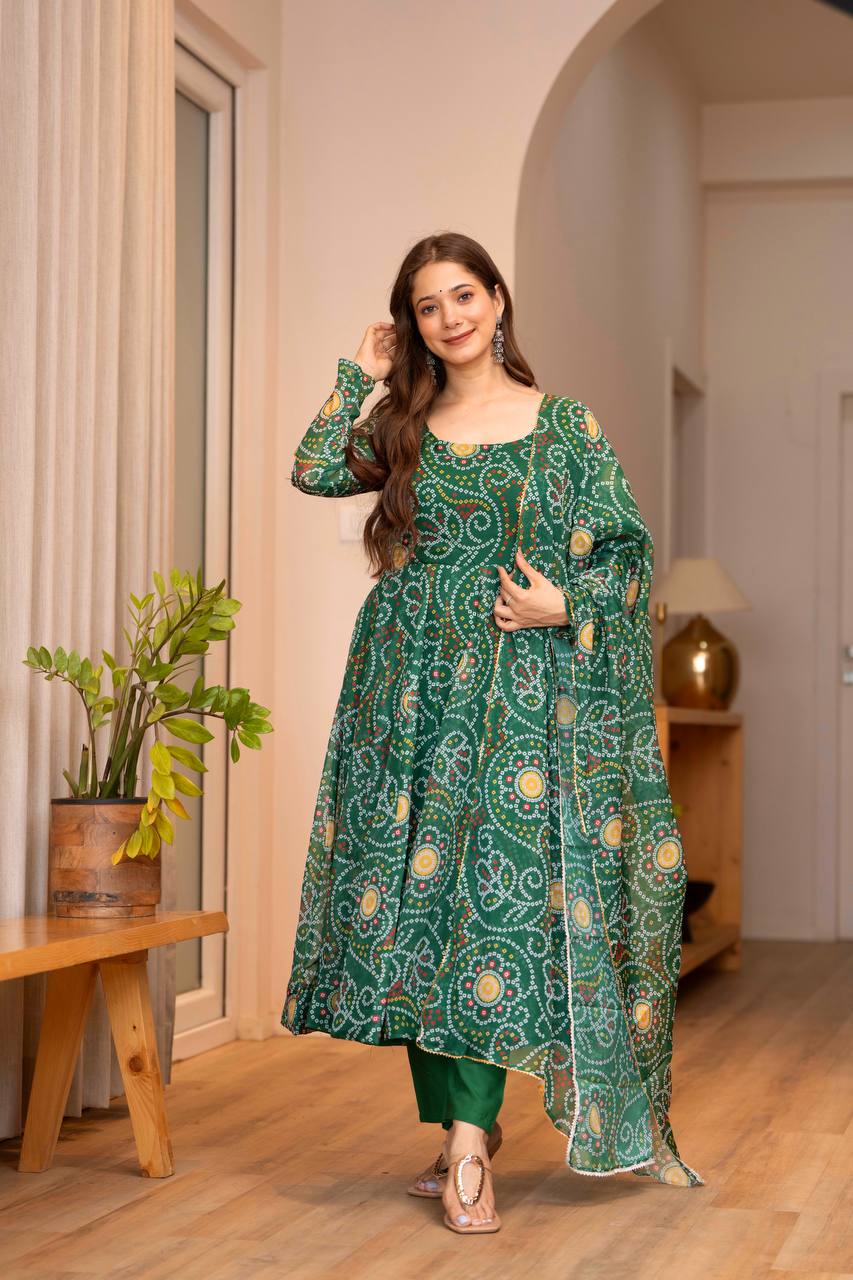 Eloriya Divya's Special Designer Gown Suit Set | Eloriya India