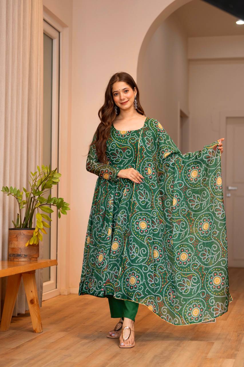Eloriya Divya's Special Designer Gown Suit Set - S [36] | Eloriya India