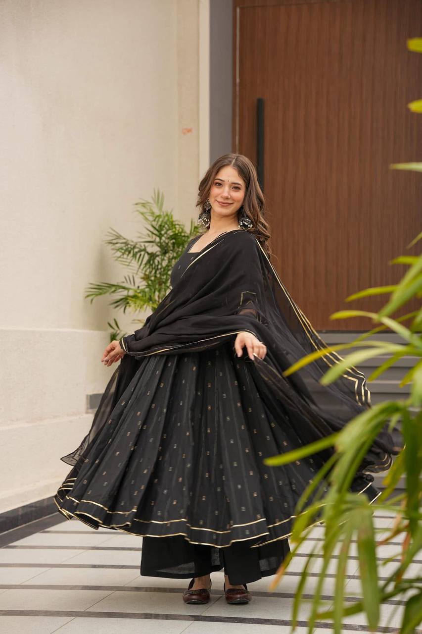 Eloriya Casimir Premium Quality Anarkali Suit Set - S [36] | Eloriya India