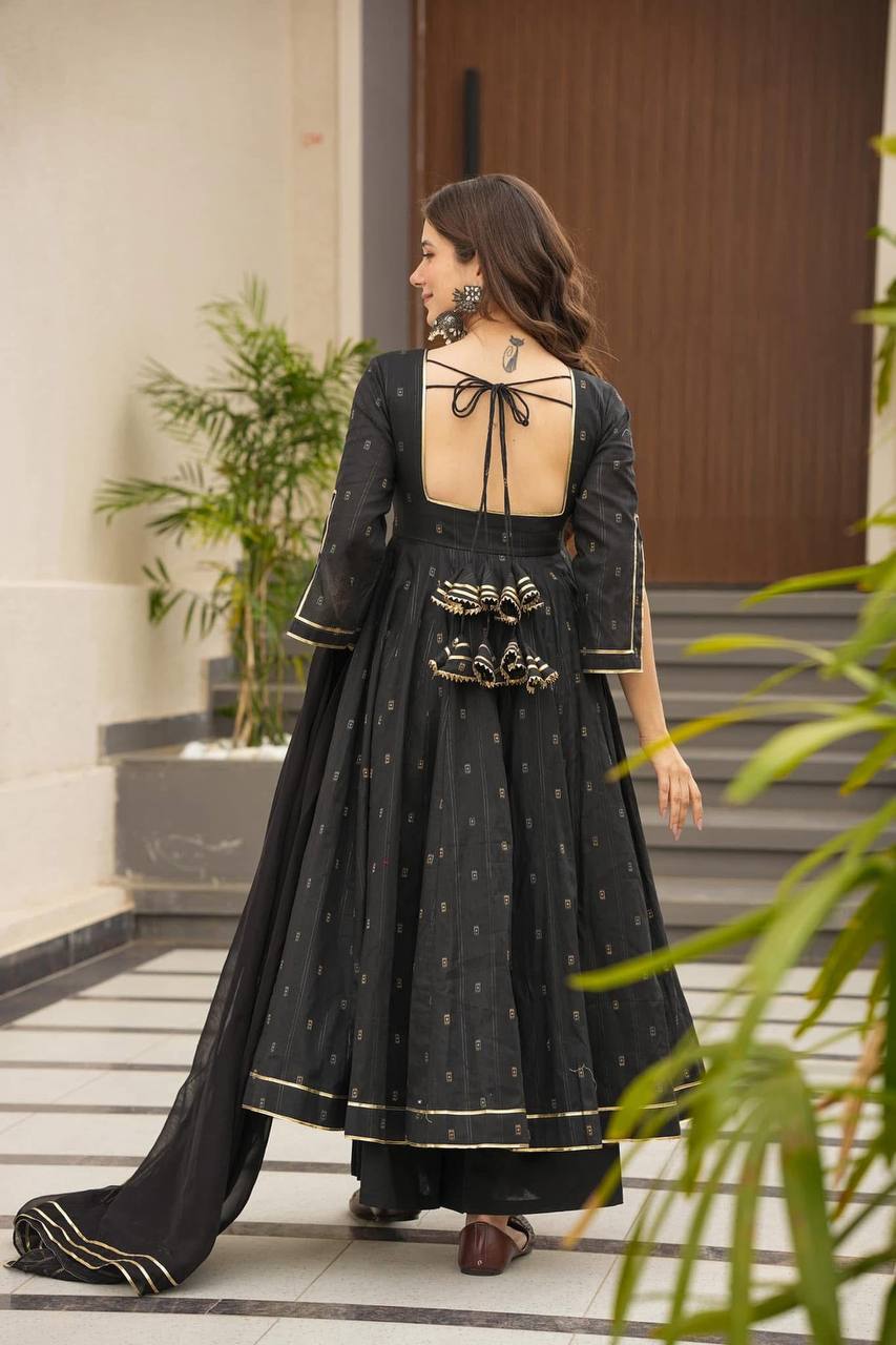 Eloriya Casimir Premium Quality Anarkali Suit Set - M [38] | Eloriya India