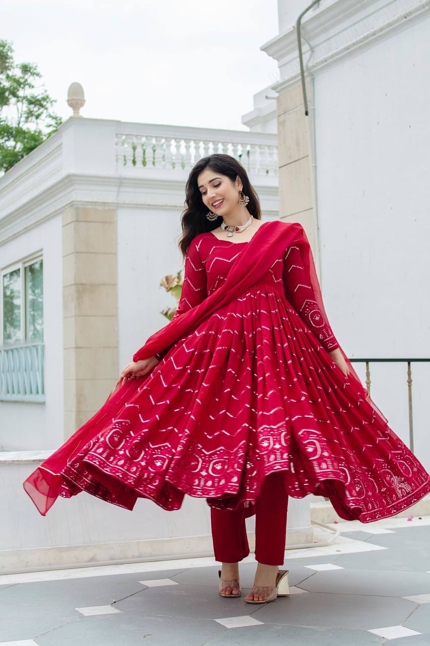 Eloriya Beutifull And Premium Anarkali Suit Set | Eloriya India