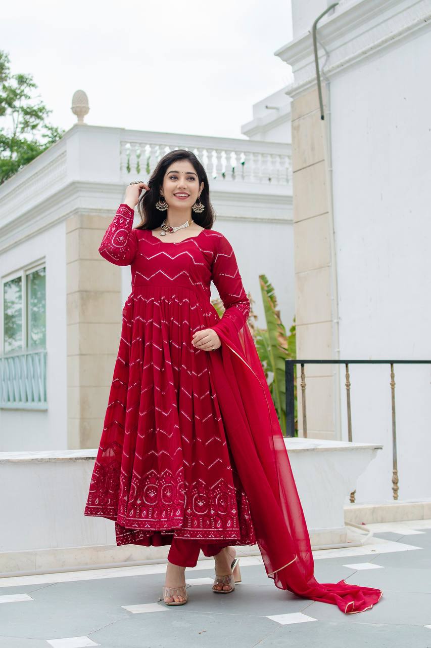 Eloriya Beutifull And Premium Anarkali Suit Set - M [38] | Eloriya India