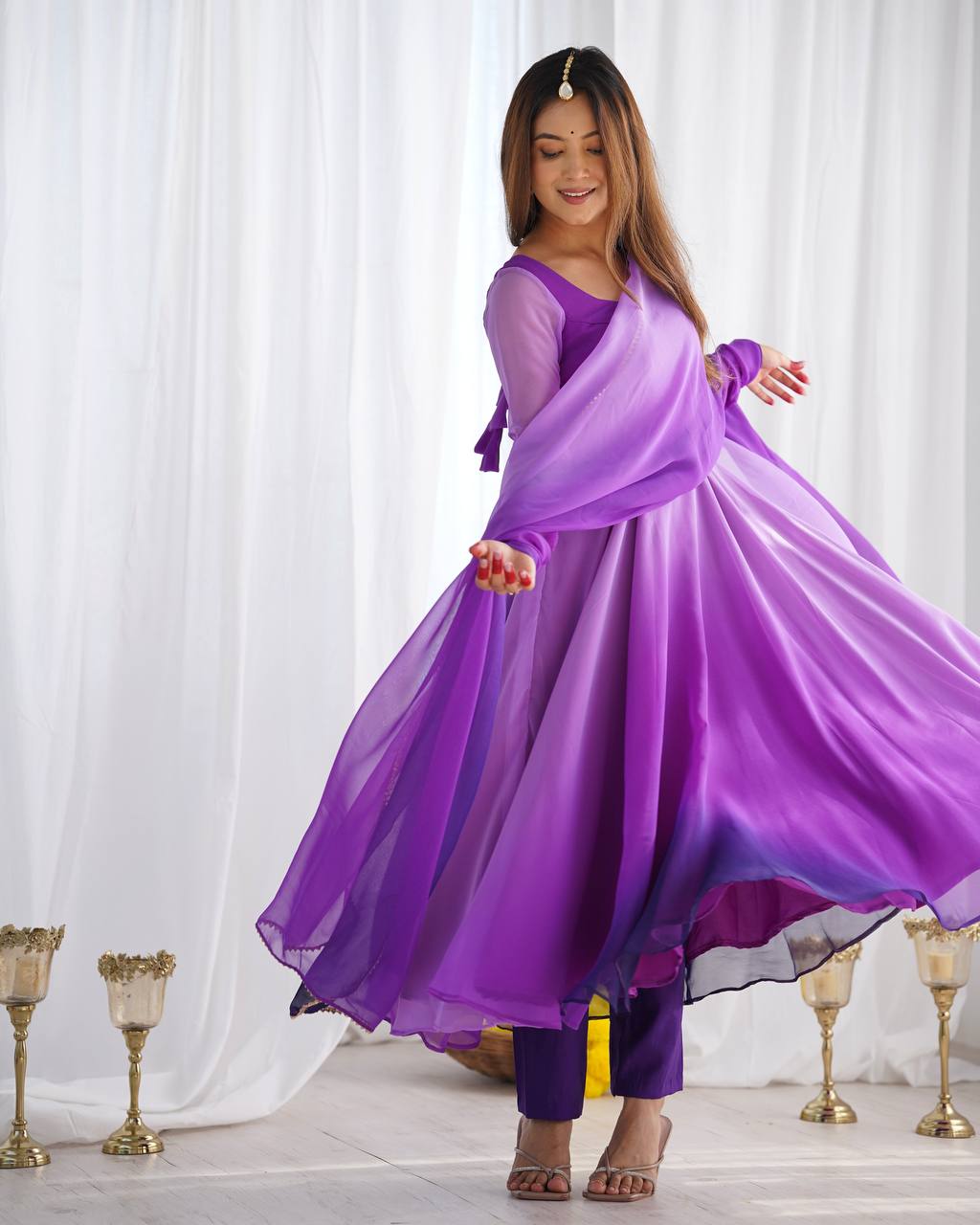 Eloriya Premium And Lightweight Anarkali Suit Set - S [36] | Eloriya India