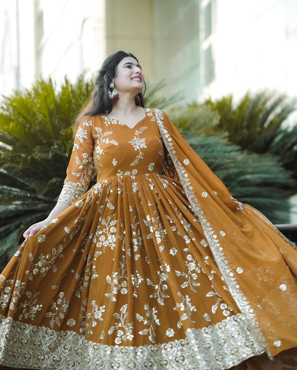 Eloriya Siya's Mustured Suit Set 146 - XS [34] | Eloriya India