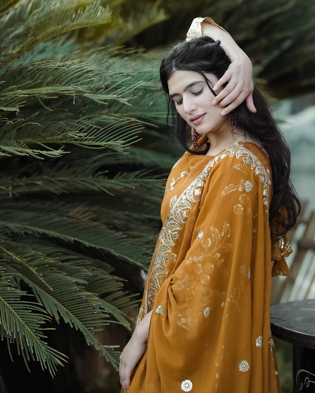 Eloriya Siya's Mustured Suit Set 146 | Eloriya India