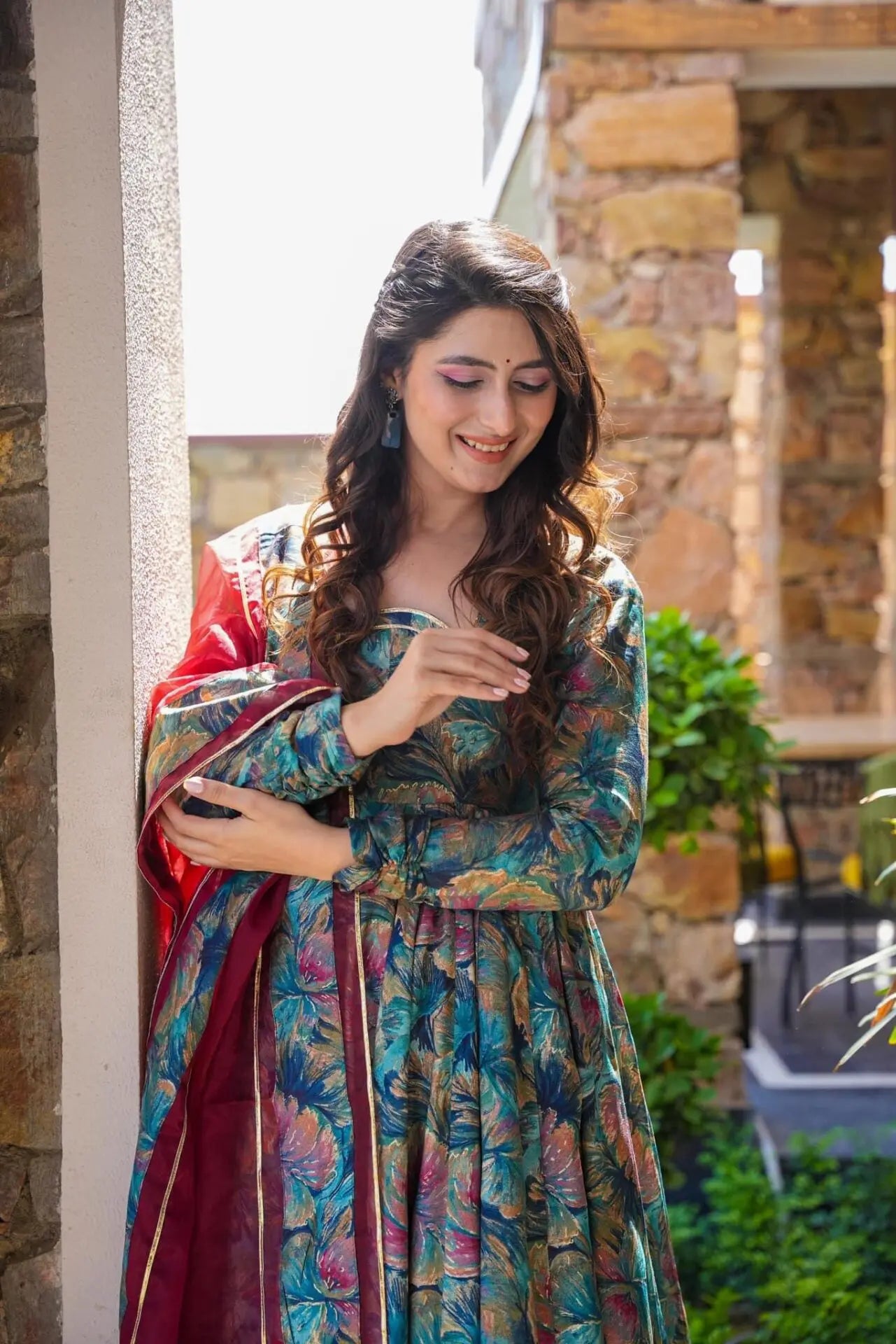 Eloriya Nikita Premium Quality Maxi Anarkali Suit Set - S-36 | Eloriya India